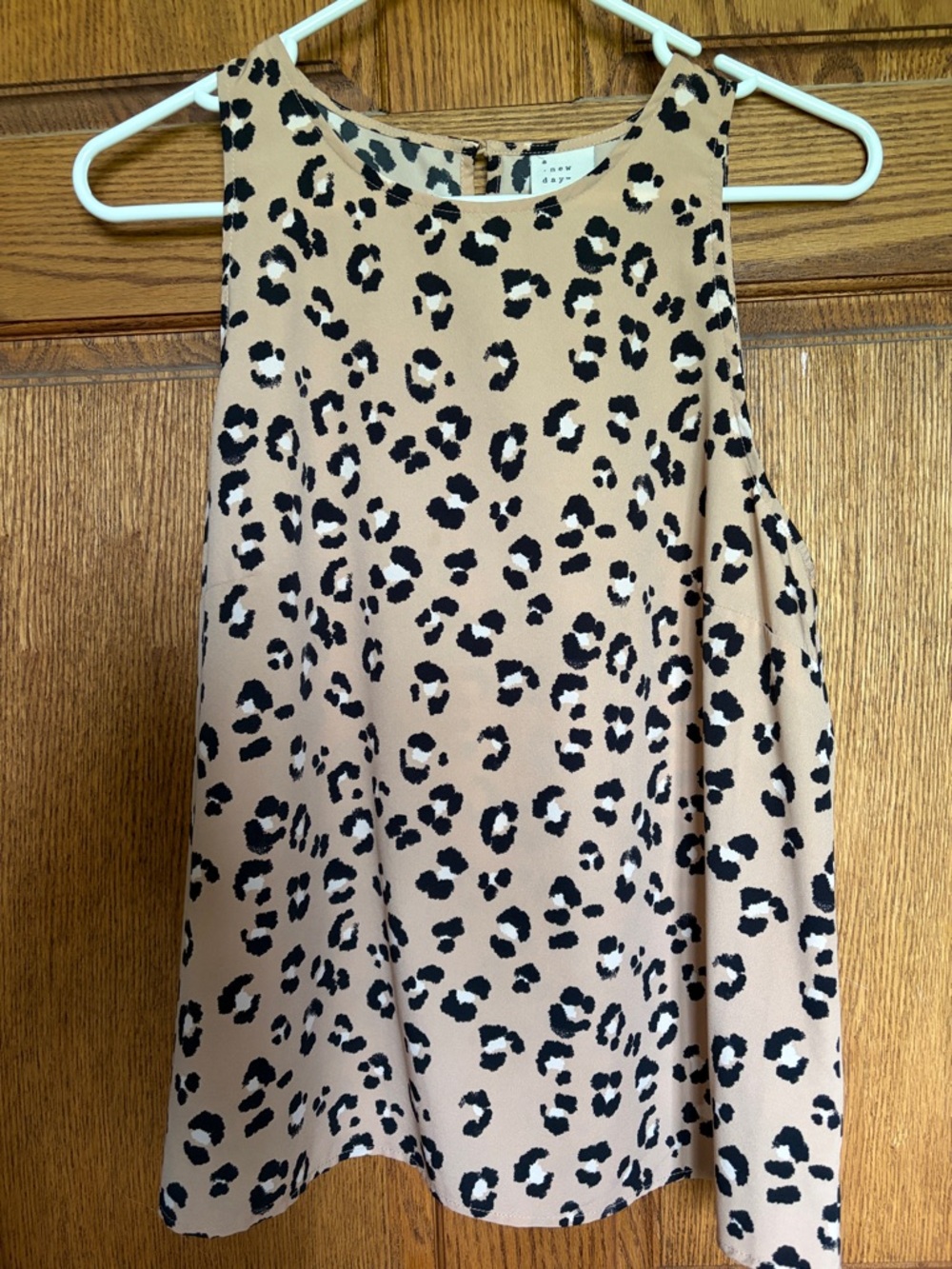 a new day Leopard Print Tank Top in Tan and Black